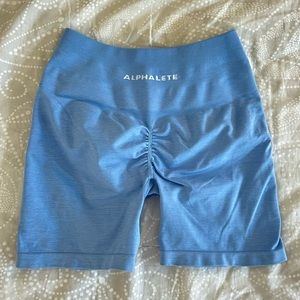 Alphalete Amplify Short 4.5” Washed Denim